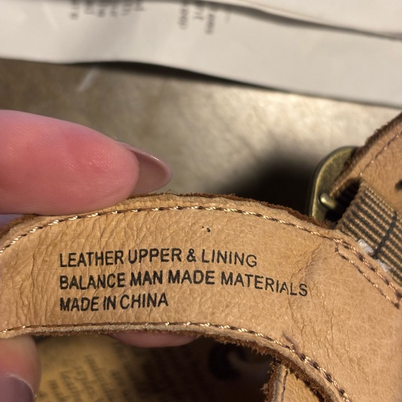 Born Brown Suede Wedge Sandals - Picture 5 of 6